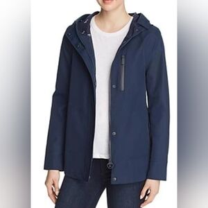 Barbour Glaciars Raincoat, Size 4, Navy